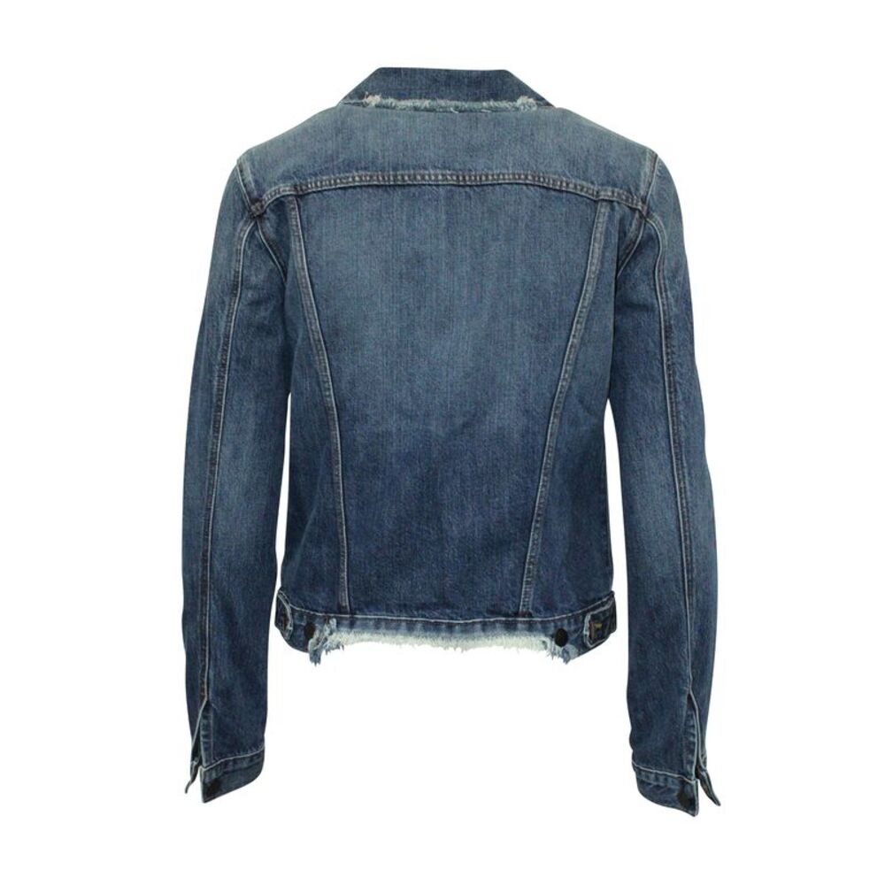 J Brand Jacket in Blue Cotton Denim - Picture 3 of 5